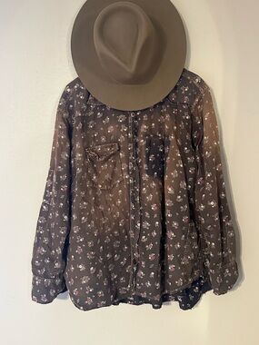 Magnolia Pearl brown Kelly western shirt